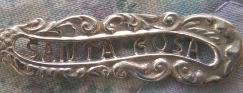 city name spoons art nouveau style