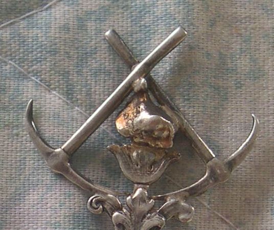 copper/silver nugget spoon