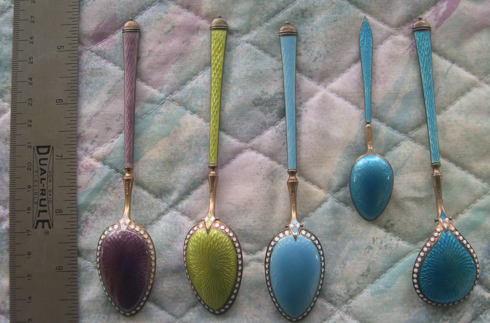 guilloche spoons