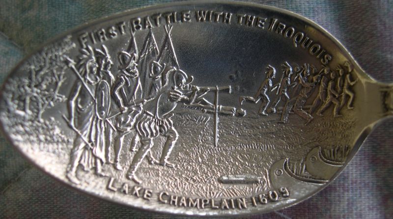 indian war champlain spoon