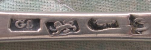 silver spoon 1776 marriage marks