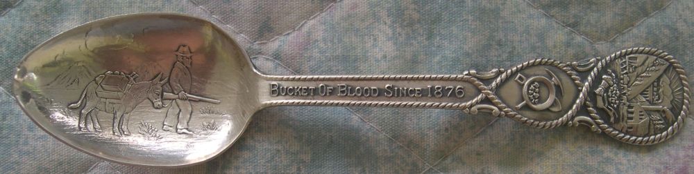 bucket of blood spoon