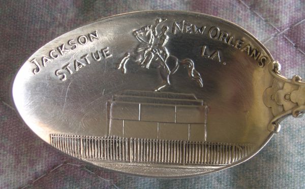 Jackson statue spoon