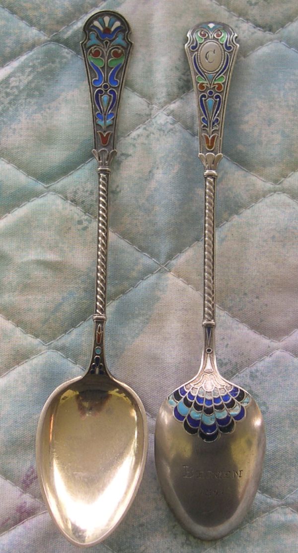 david anderson enameled spoons norway