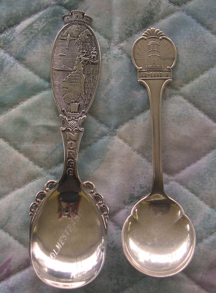 norway map spoons