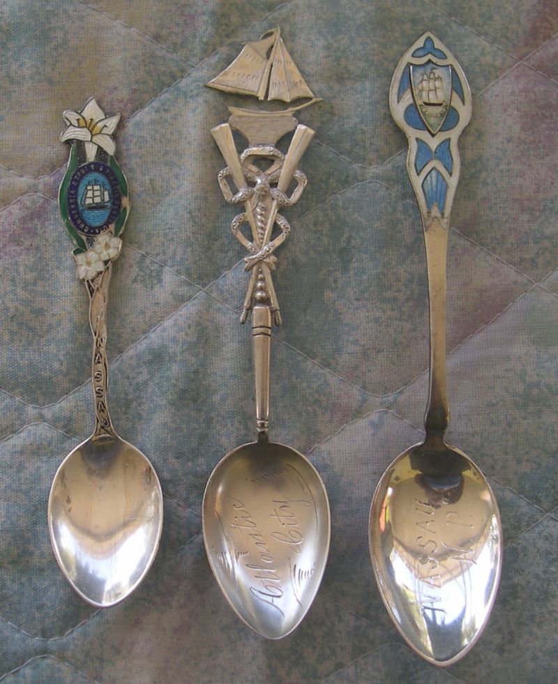 sailing ship spoons