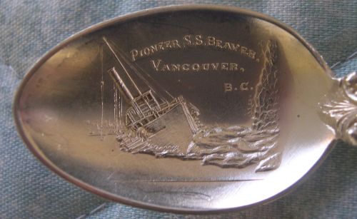 SS Pioneer Beaver spoon