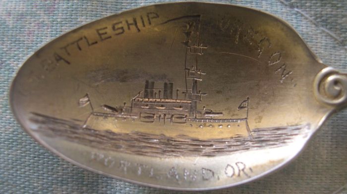 battleship oregon spoon