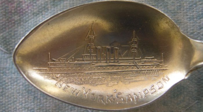 New York Sampson battleship spoon