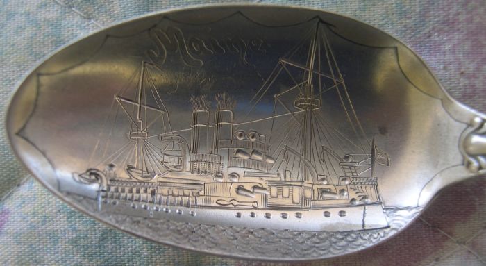 battleship maine spoon