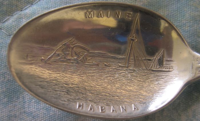 battleship maine spoon