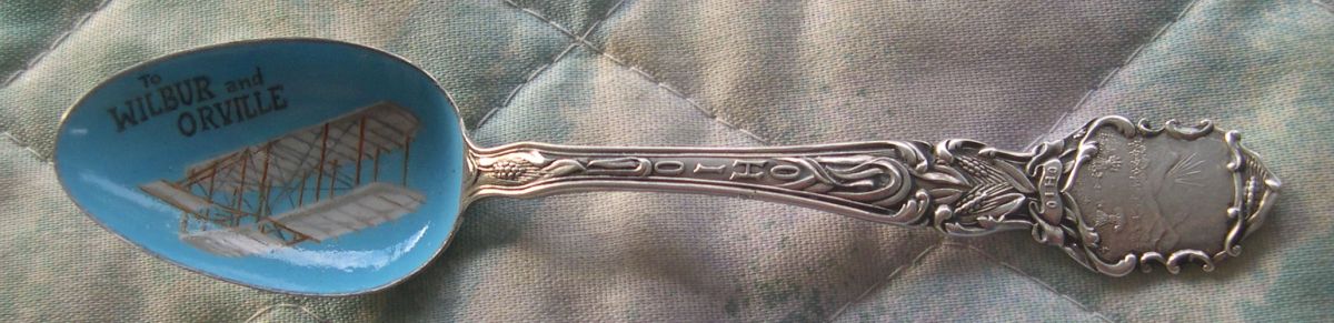 wright airplane spoon