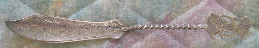 indonesia silver knife wayang puppet