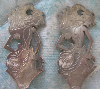 indonesia silver plated stirrer detail